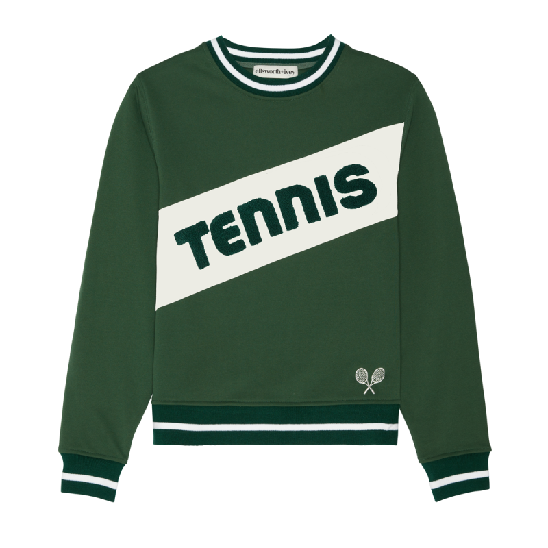 Retro Block Tennis Sweatshirt image