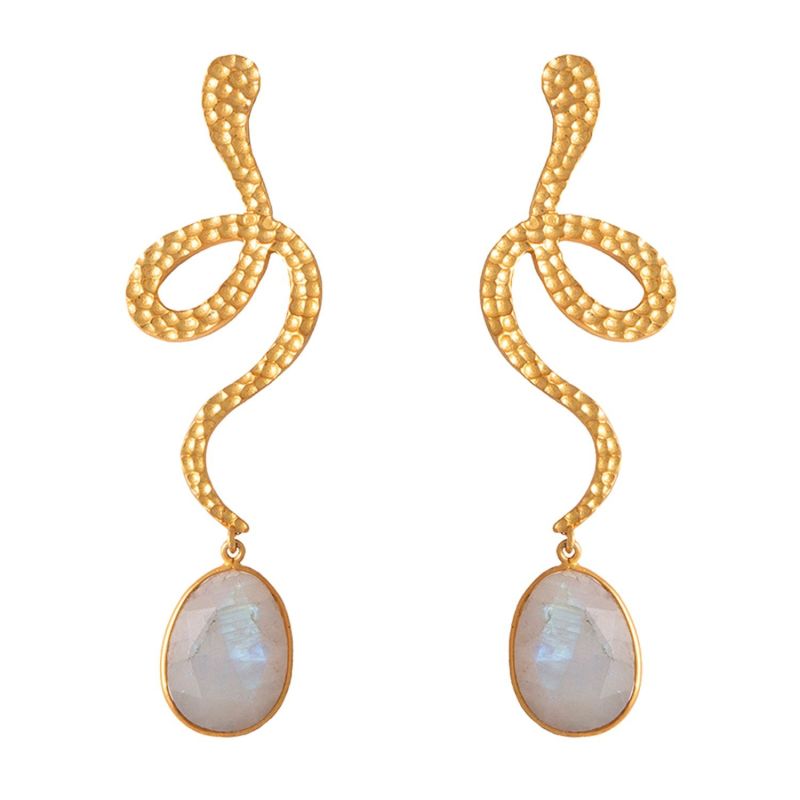 White Thar Earrings image