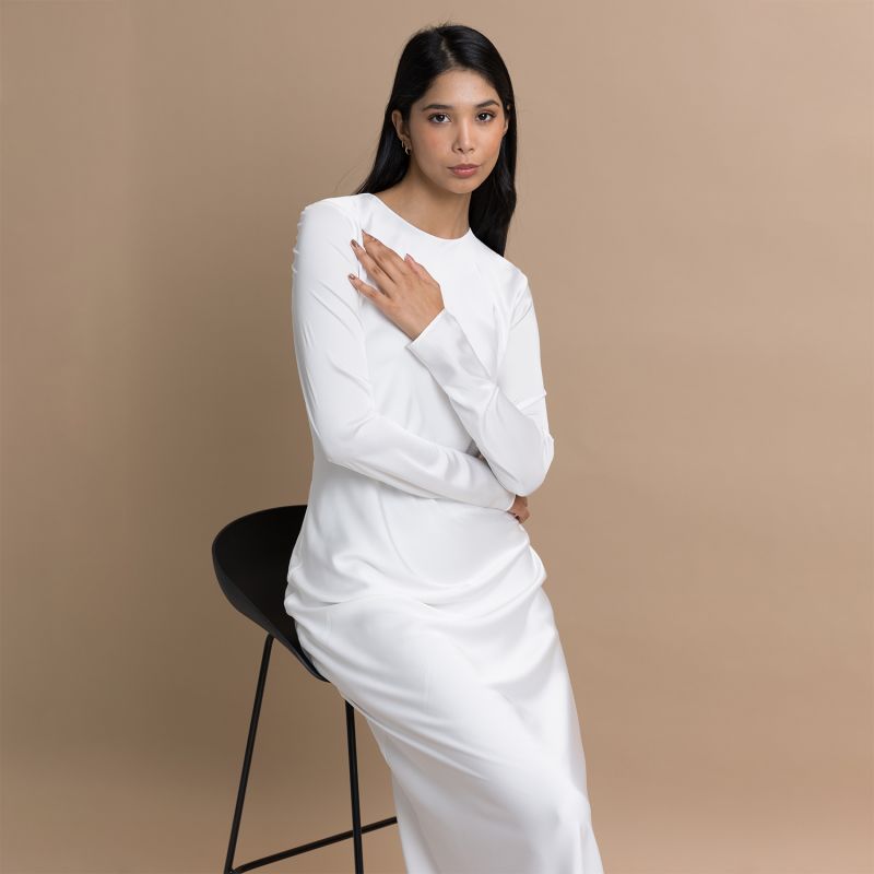 Rima Maxi White Dress image