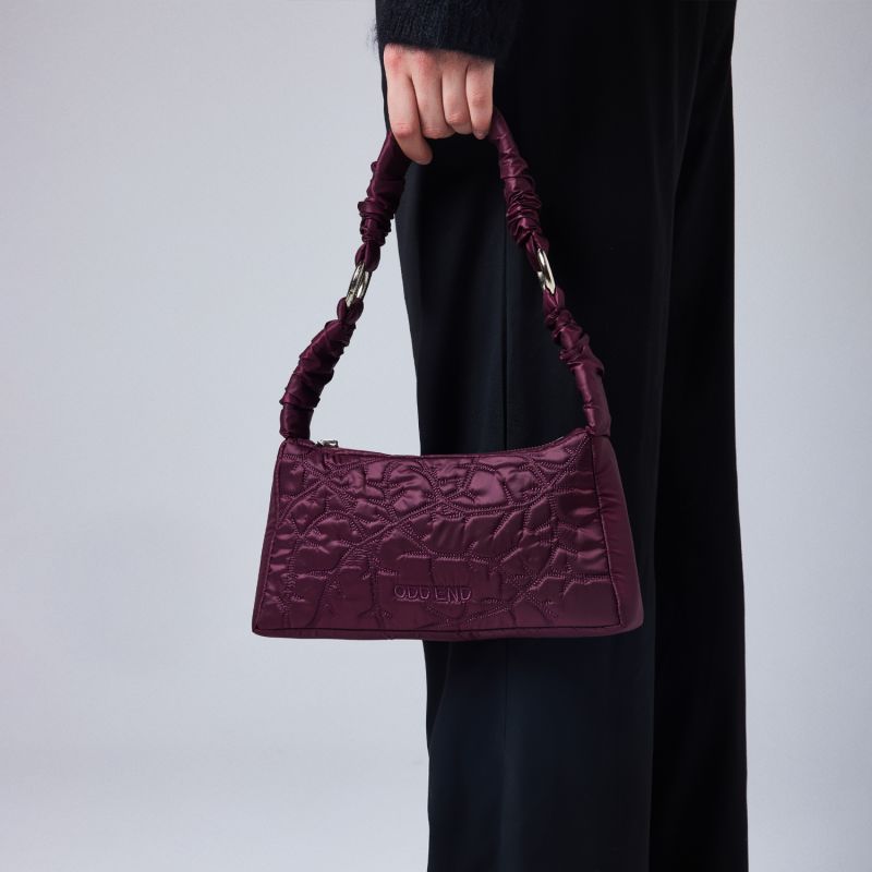 Ring Shoulder Bag - Burgundy image