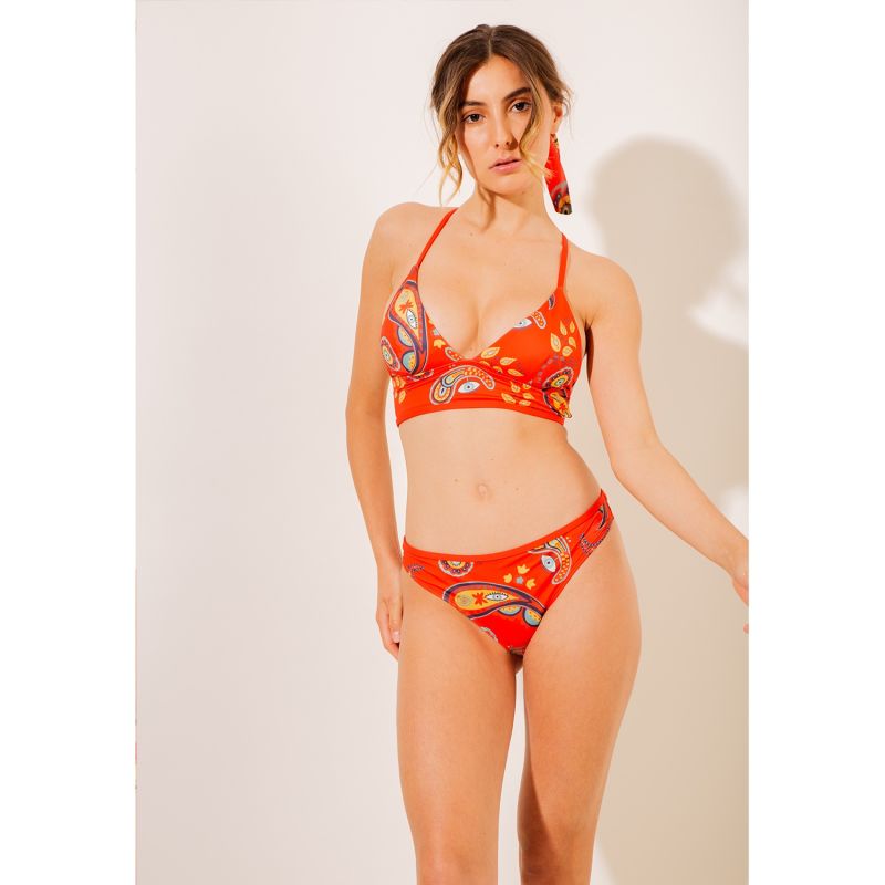 Aulala X Moon Artistic Bikini Set - Jasmine - Red image