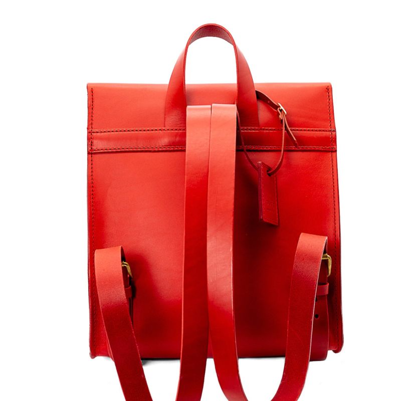 Leather Backpack Red Artist Collection image