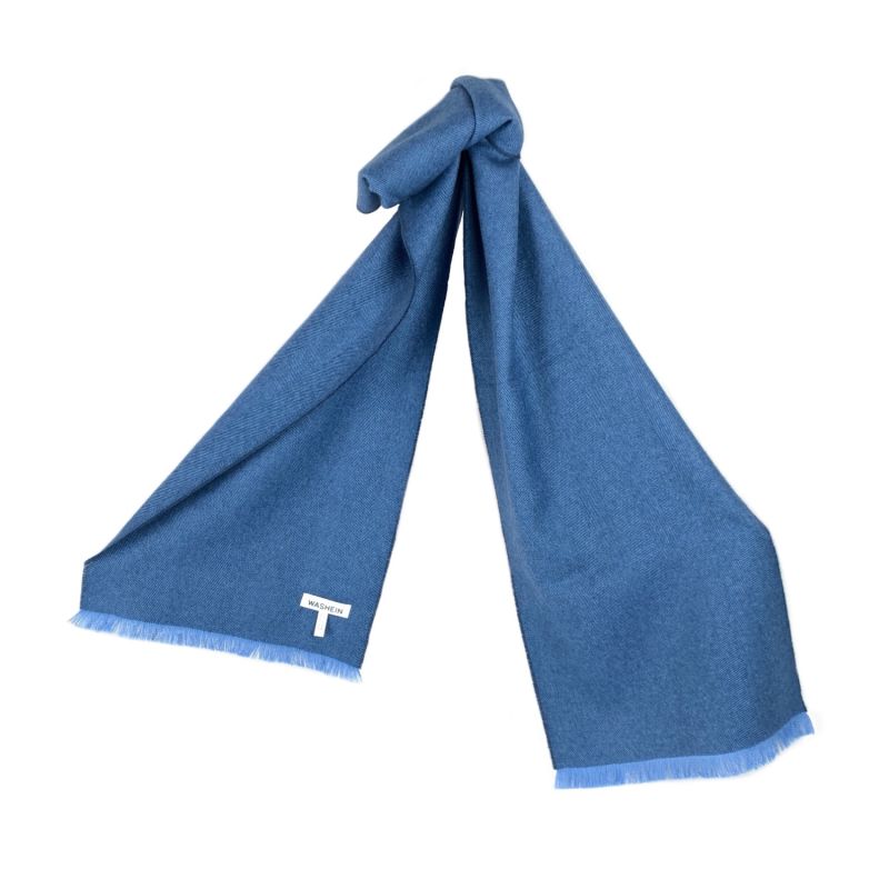 Yale Blue Premium Baby Alpaca Scarf image