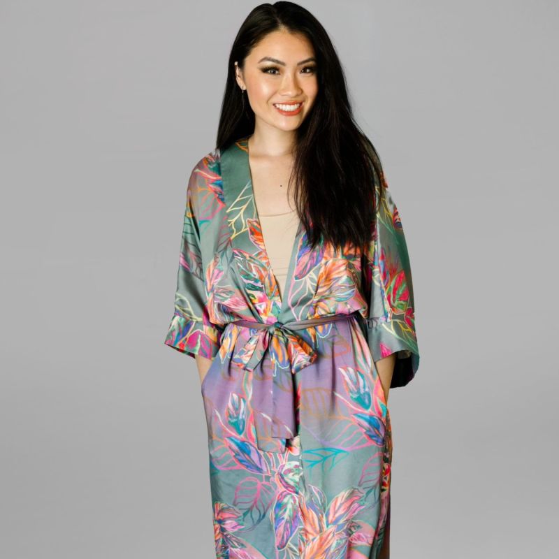 Robe/Swimsuit Coverup In Exclusive Carmen Print image