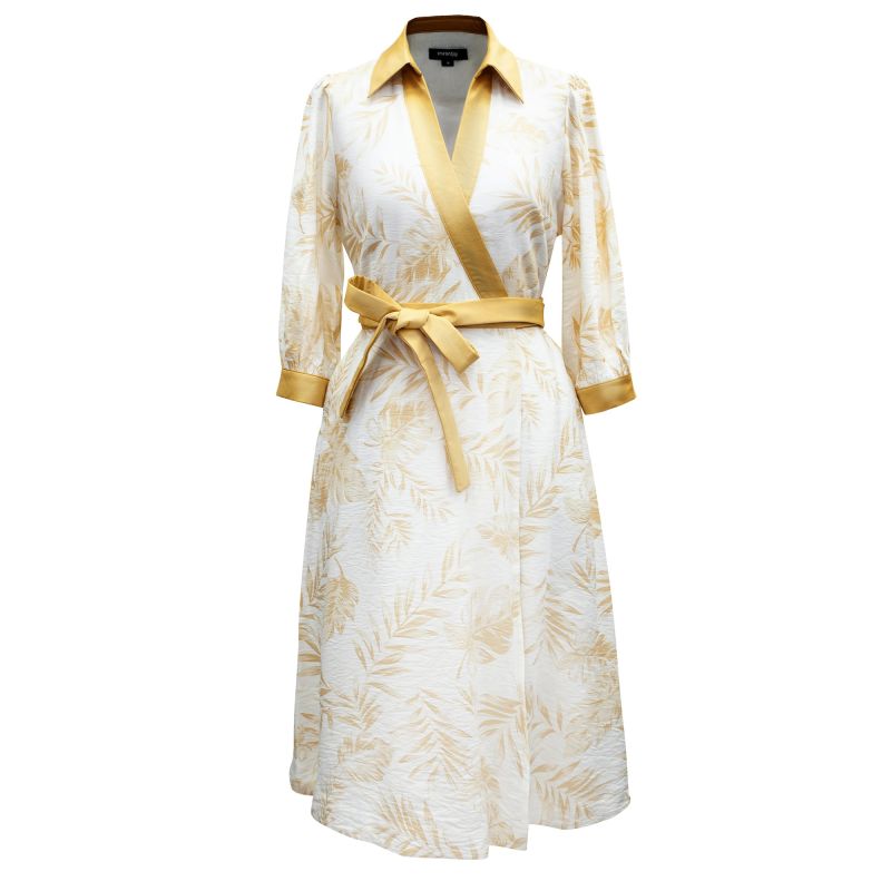 Tropical print dressing gown clearance
