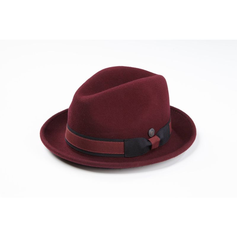 Walker & Hawkes Wool Felt Trilby Hat - Gregson Style, Crushable, Water-Resistant, In Brown/Navy/Black/Grey