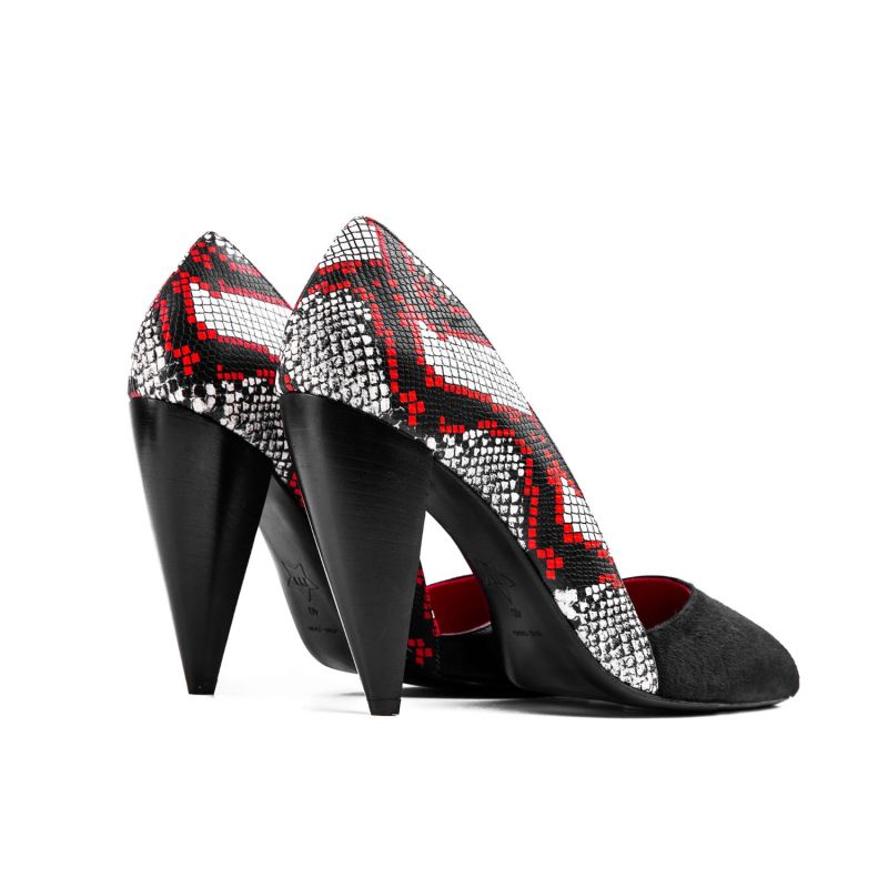 Romera Black & Boa Heels image