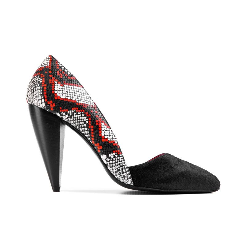 Romera Black & Boa Heels image