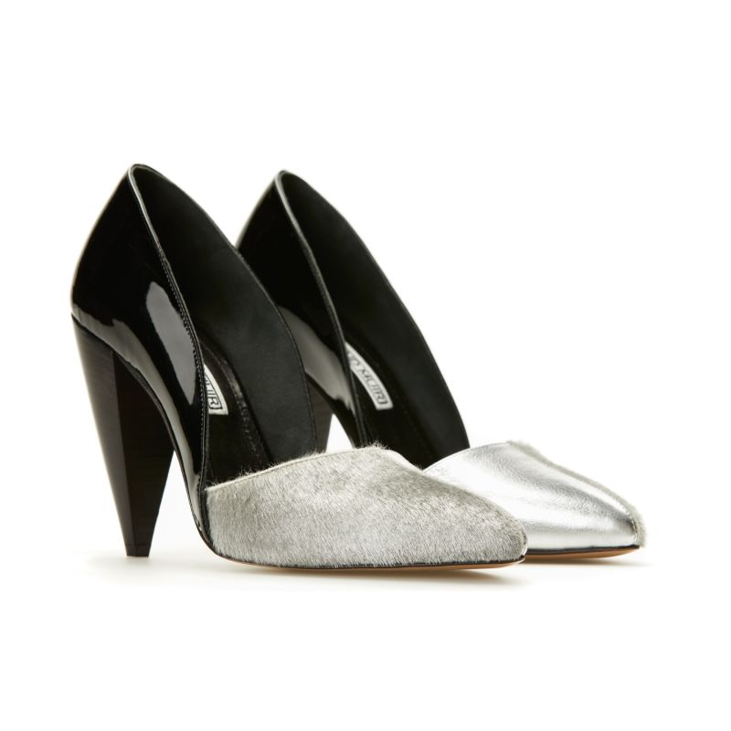 Romera Black & Silver Heels image