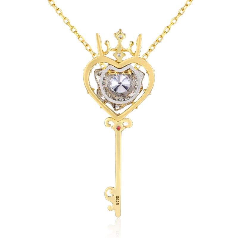 Three way heart necklace cheap