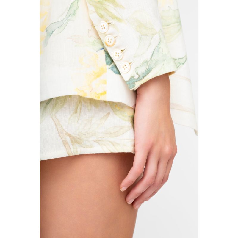 Rosalie Floral Linen Blazer image