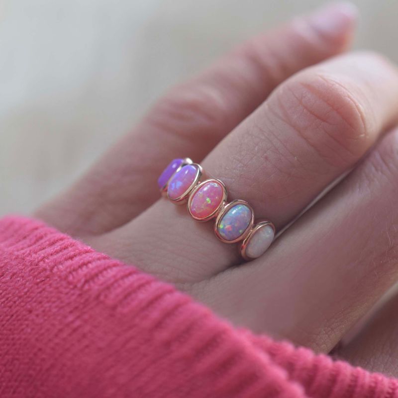 Rose Gold Opal Ombre Candy Band image