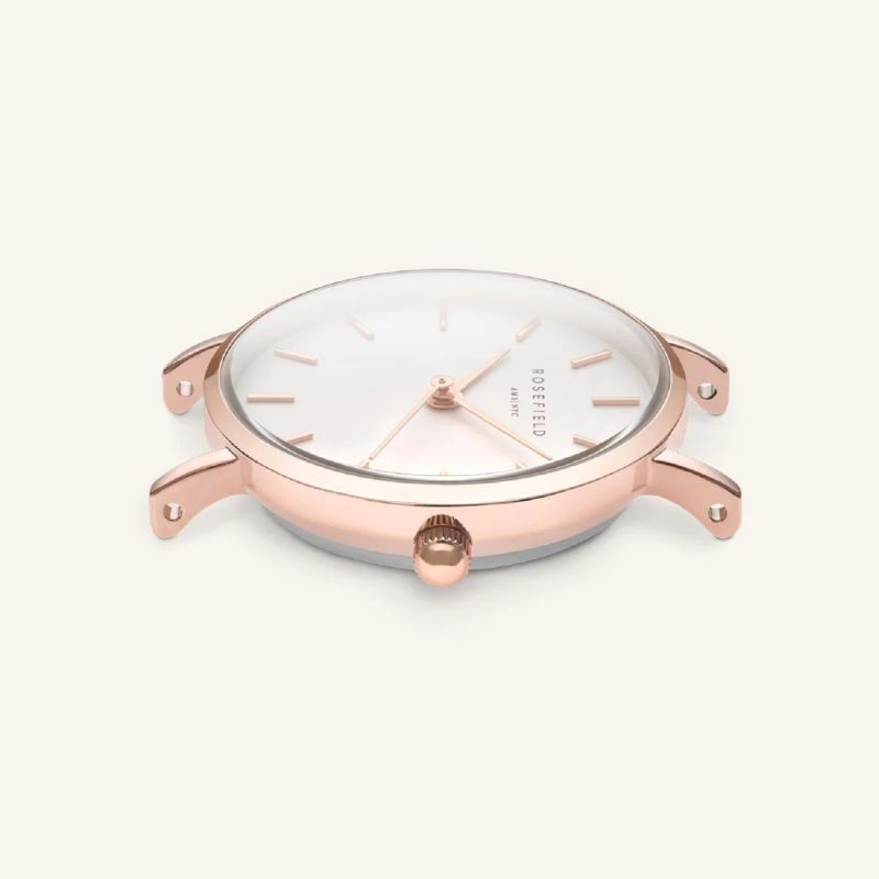 Rosefield Small Edit Duotone Rose Gold And Steel Watch image