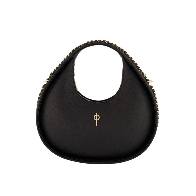 Round Chain Bag Black image