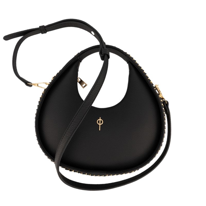 Round Chain Bag Black image