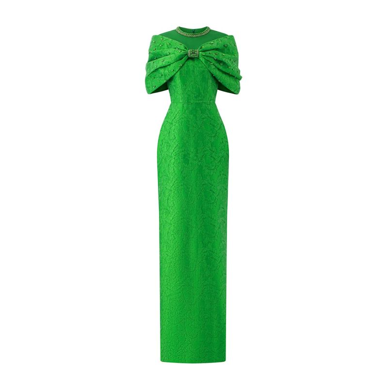 Round neck gown discount