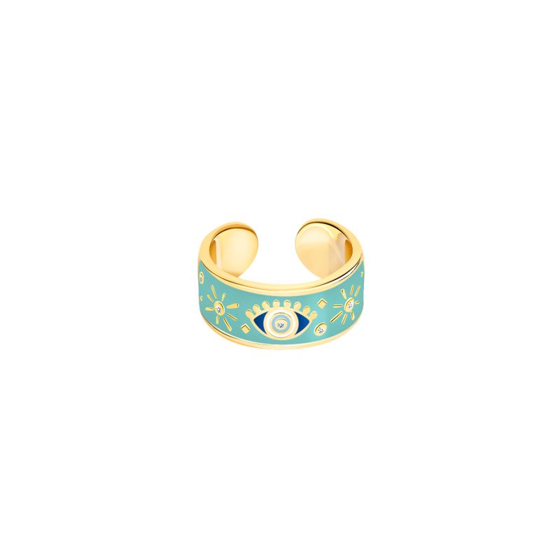 Royal Protection - Diamond & Sapphire Ring | Karma and Luck | Wolf & Badger