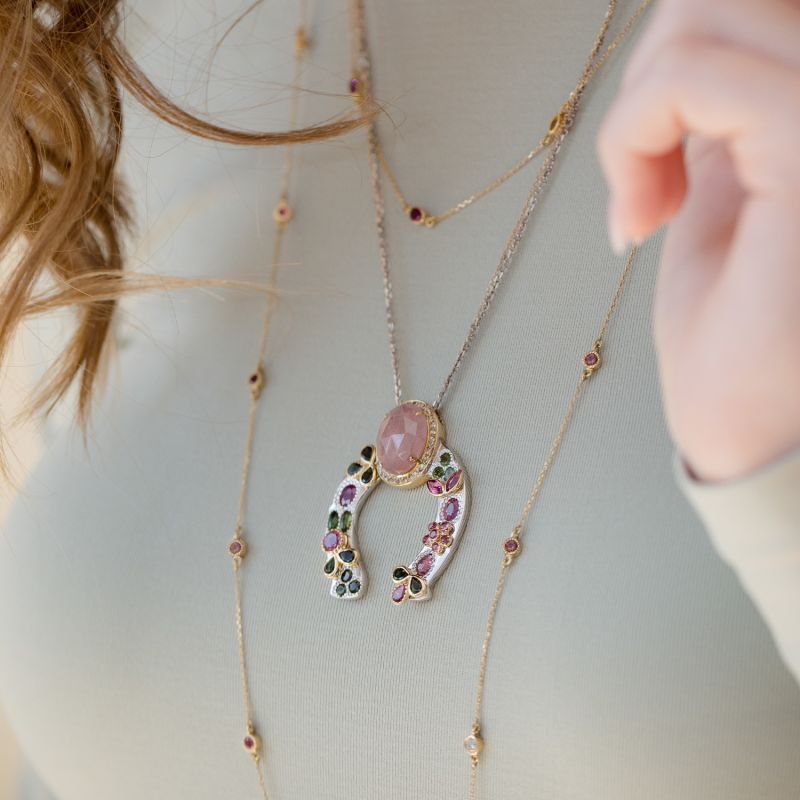 Pink Sapphire Necklace – Hinchliffe Jewelry