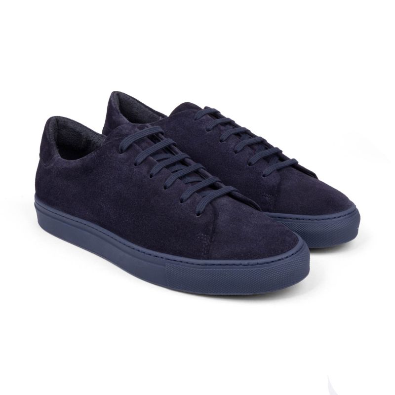 Low-Top Suede Sneakers Blue Alfredo image