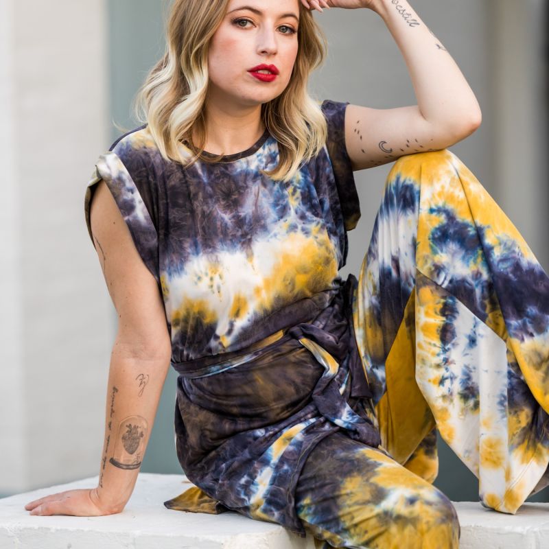 Amber Tie-Dye Palazzo image