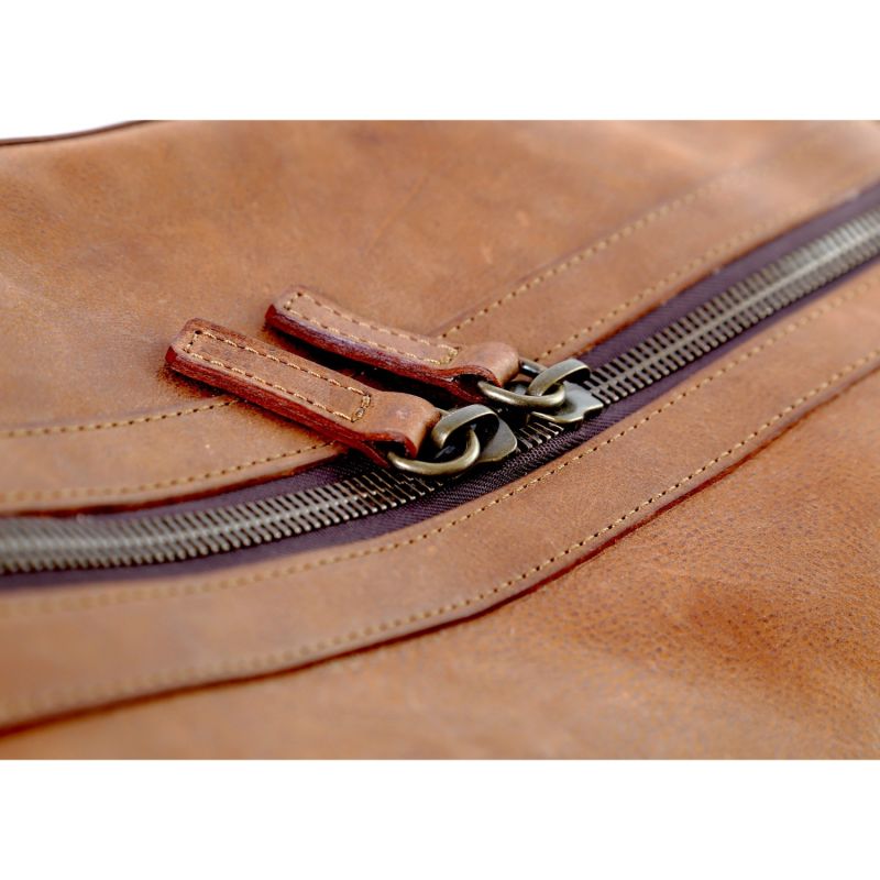 Leather Duffel Bag Heritage Brown image