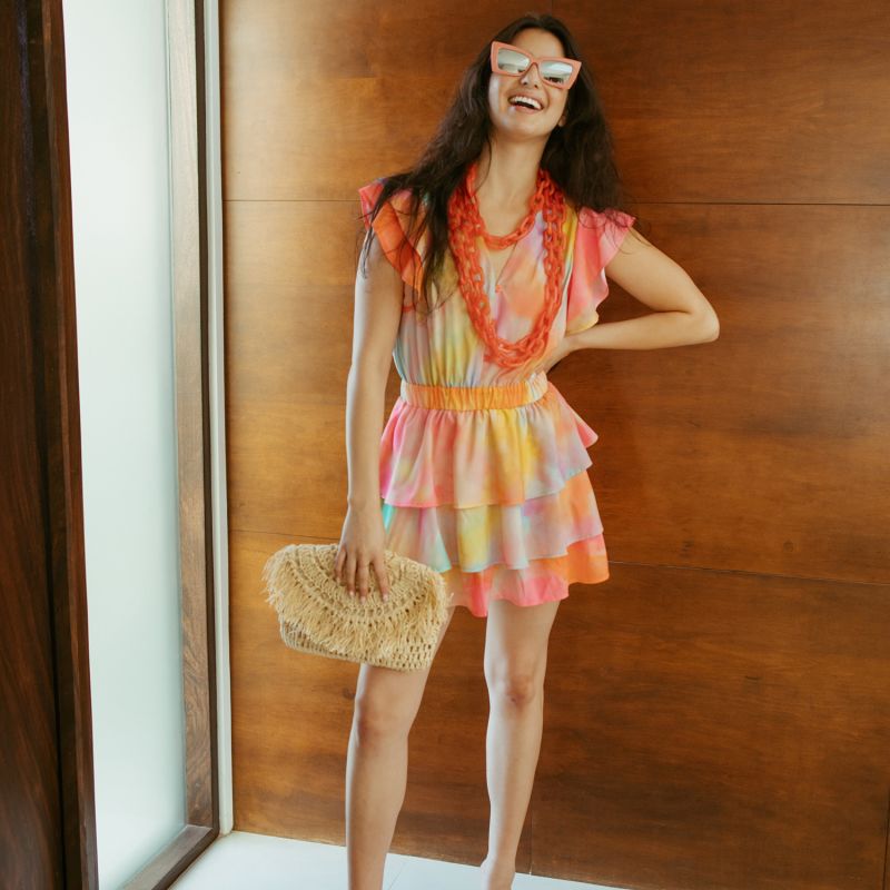 Ruffle Dress - Pastels image