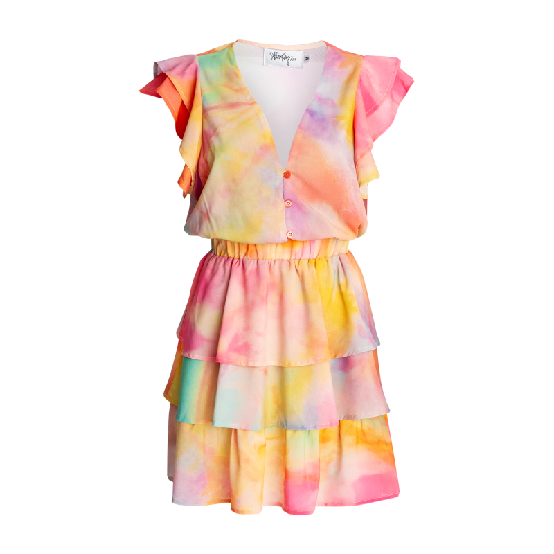 Ruffle Dress - Pastels image