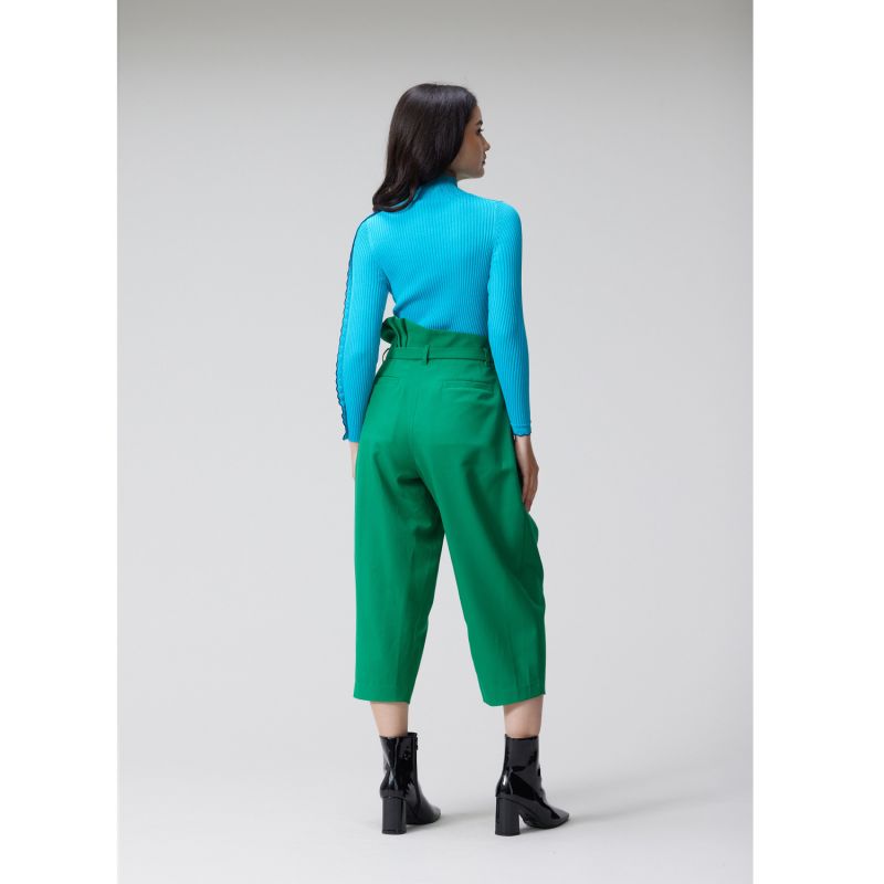 Ruffles Flower-Like High Waist Pant image