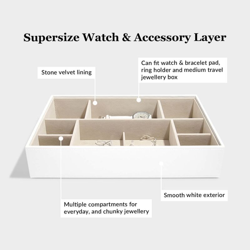 White Supersize Jewellery Box image