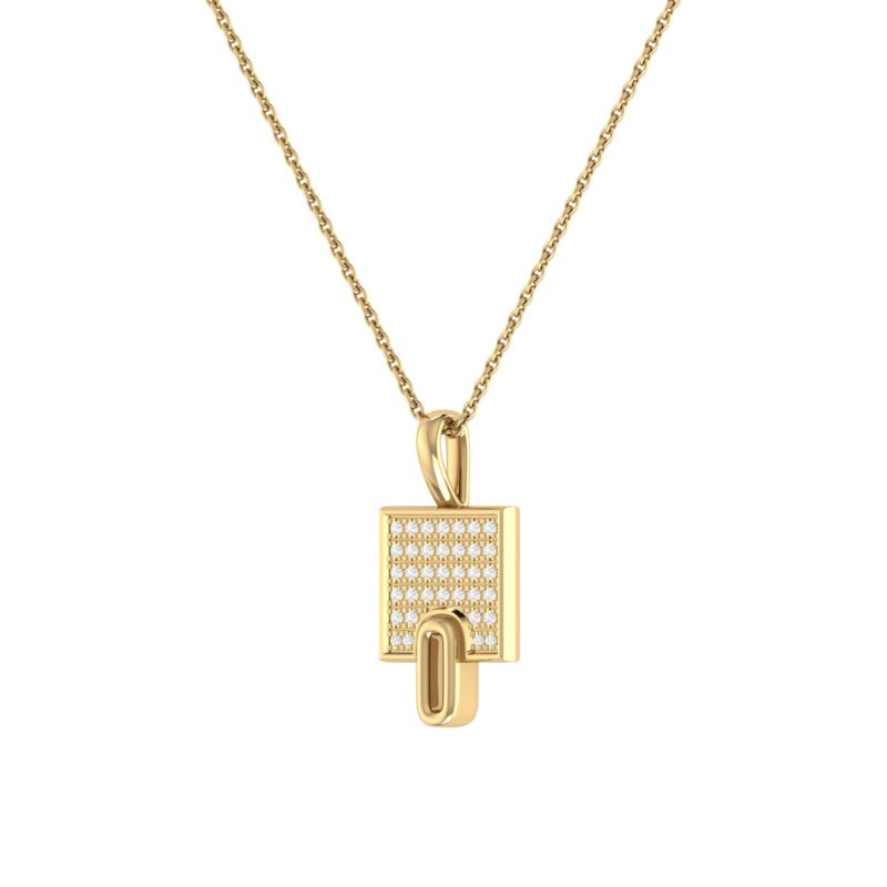 Sidewalk Pendant In 14 Kt Yellow Gold Vermeil On Sterling Silver image