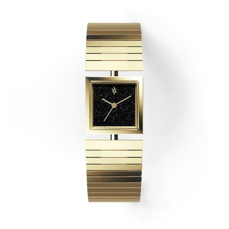 Linea Sandstone Watch - Gold image