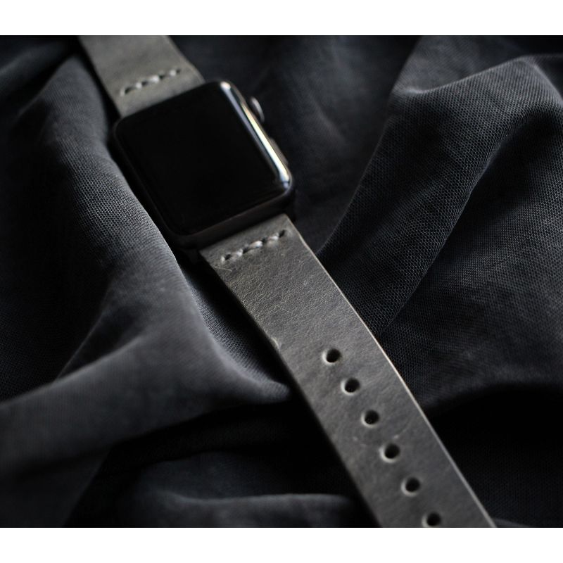 Apple Watch Leather Band - Antique Gray image