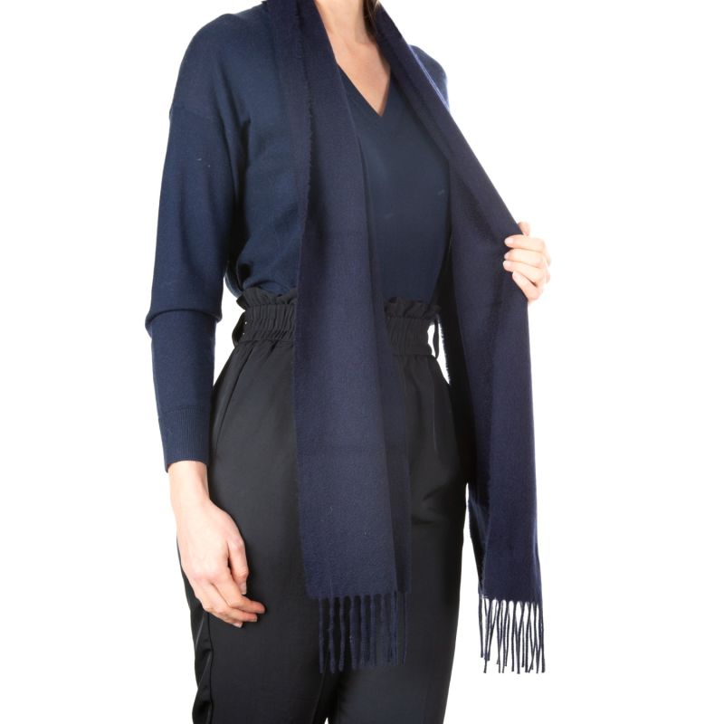 Oban Navy Cashmere Scarf image