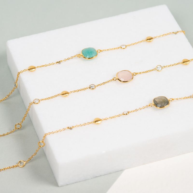 Iseo Labradorite & Gold Vermeil Bracelet image