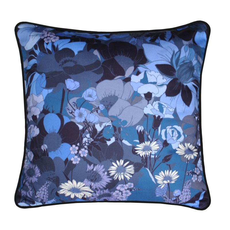 The English Garden Cushion Navy  - 45x45cm image