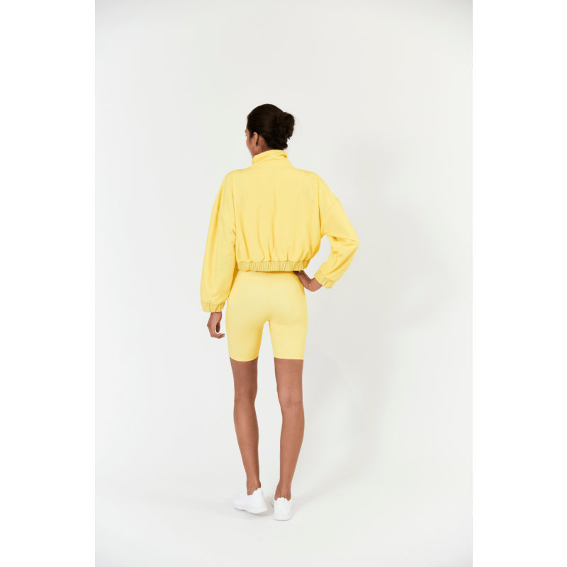 Sadie Cropped Windbreaker -Buttercup image