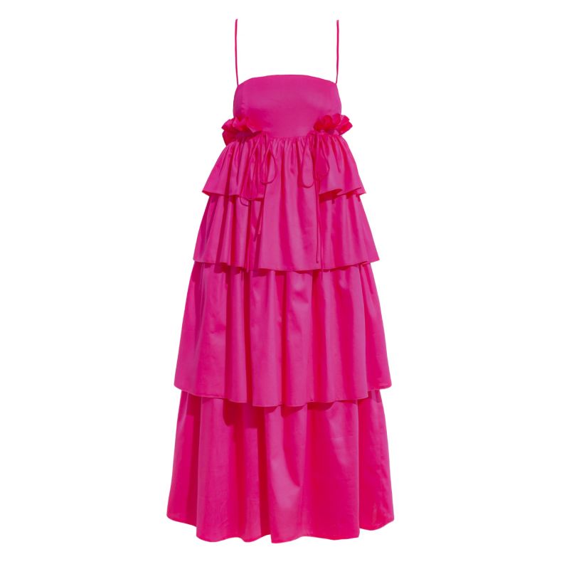 Sakura Fuchsia Pink Maxi Dress image