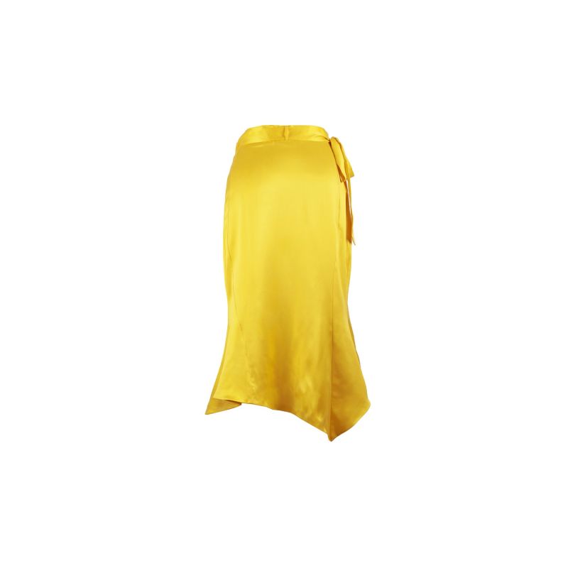 Sakura Wrap Skirt - Yellow & Orange image