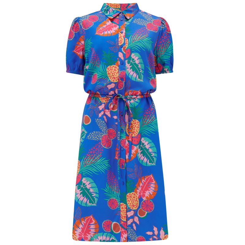 Salma Shirt Dress Multi, Tropical Fruits | Sugarhill Brighton | Wolf ...