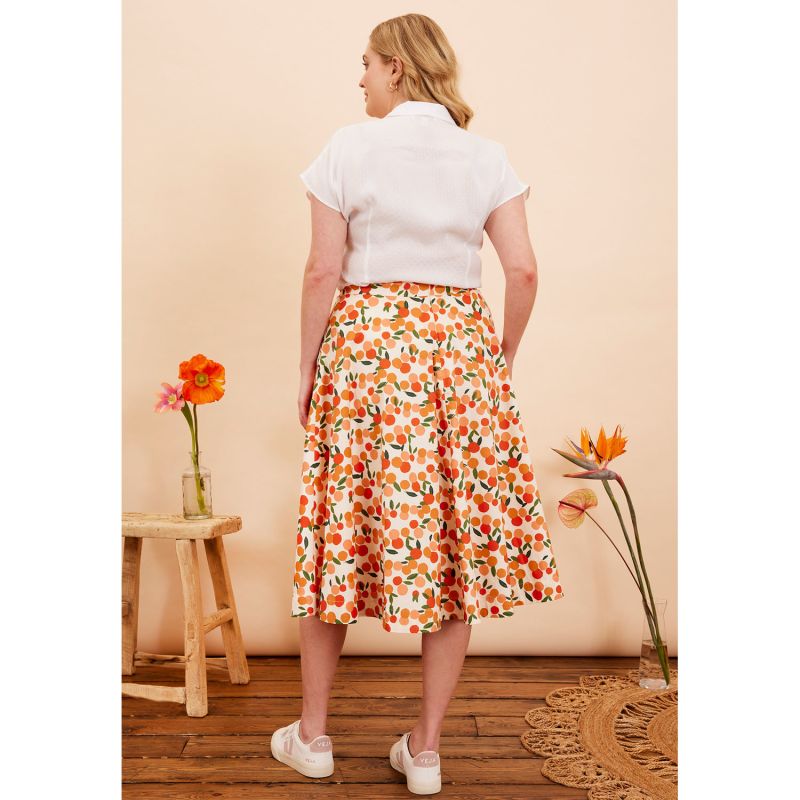 Sandy Mini Summer Oranges Skirt image