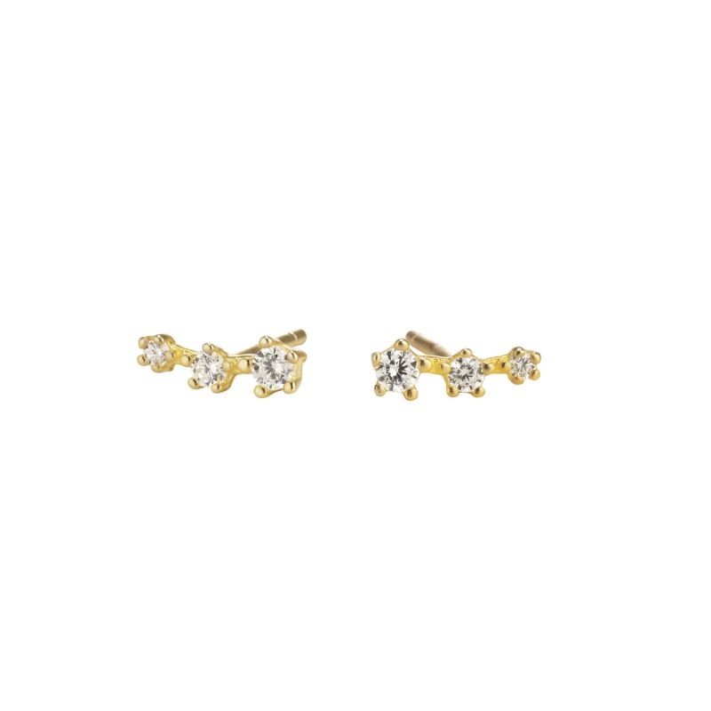 Santiago Stud Earrings - Gold image