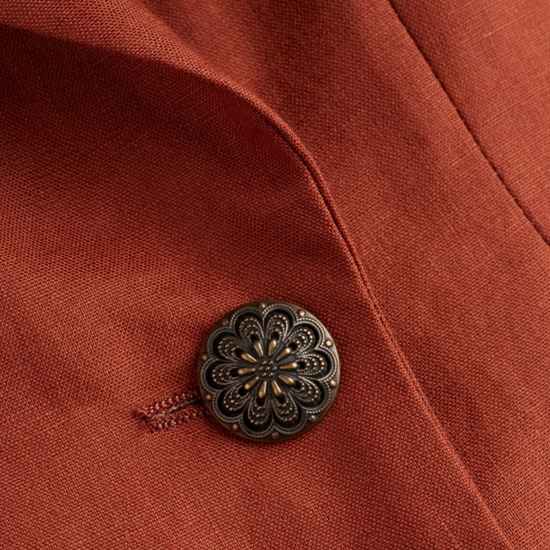 Linen Jacket Rust image