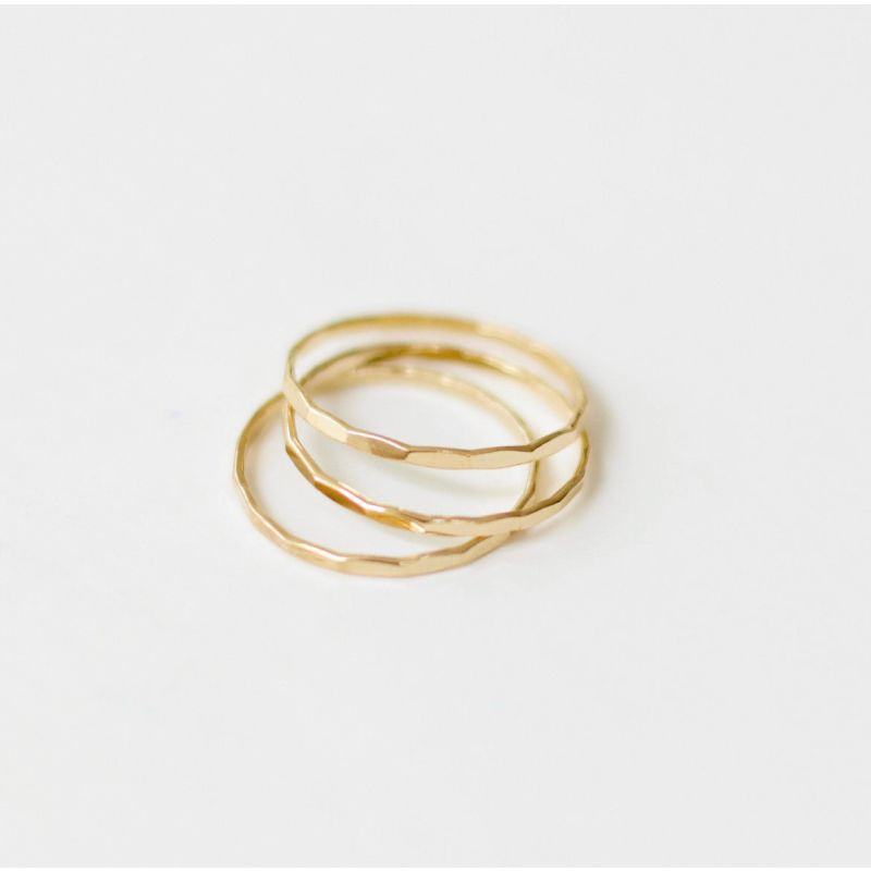 Scallop Wave Ring - Gold image