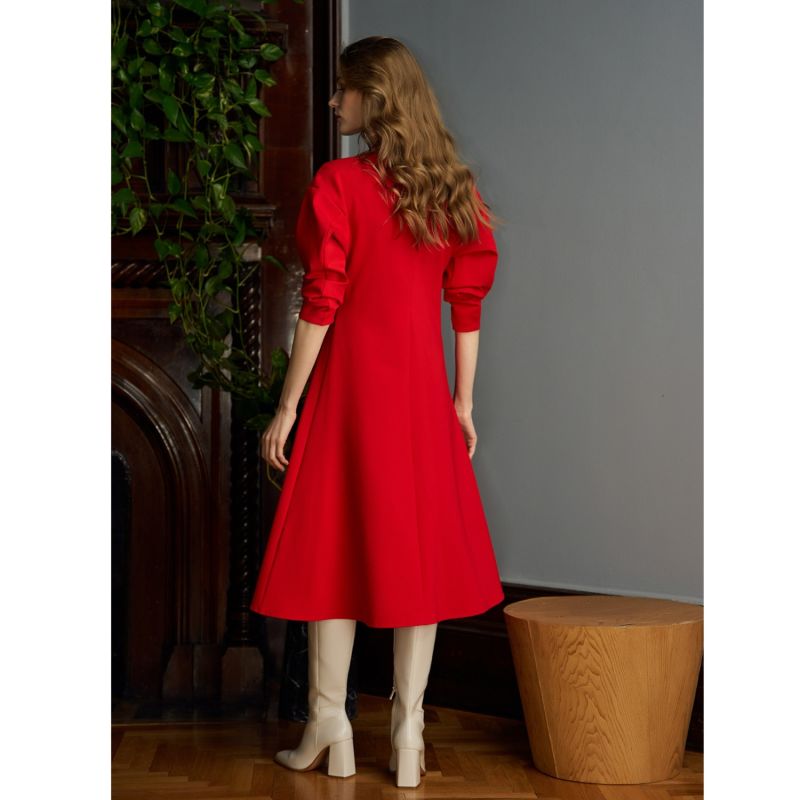 Scarlet Midi Dress In Red image