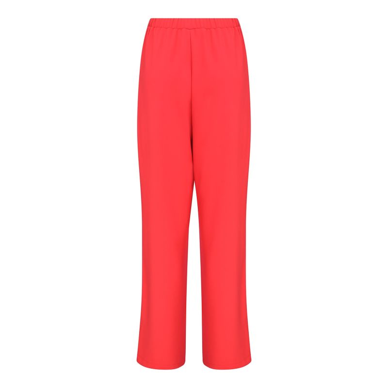 Pink Elastic Waistband Pants image