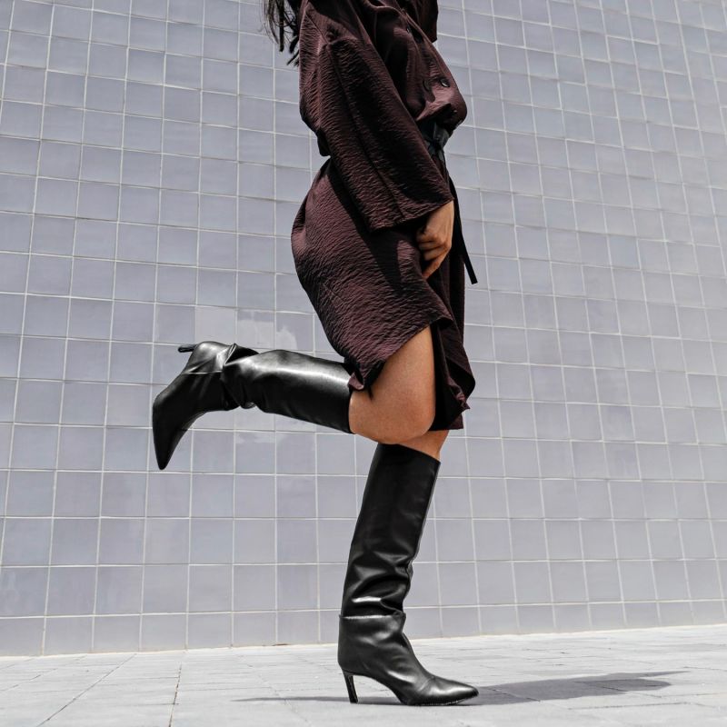 Vegan Boots Disco Black image