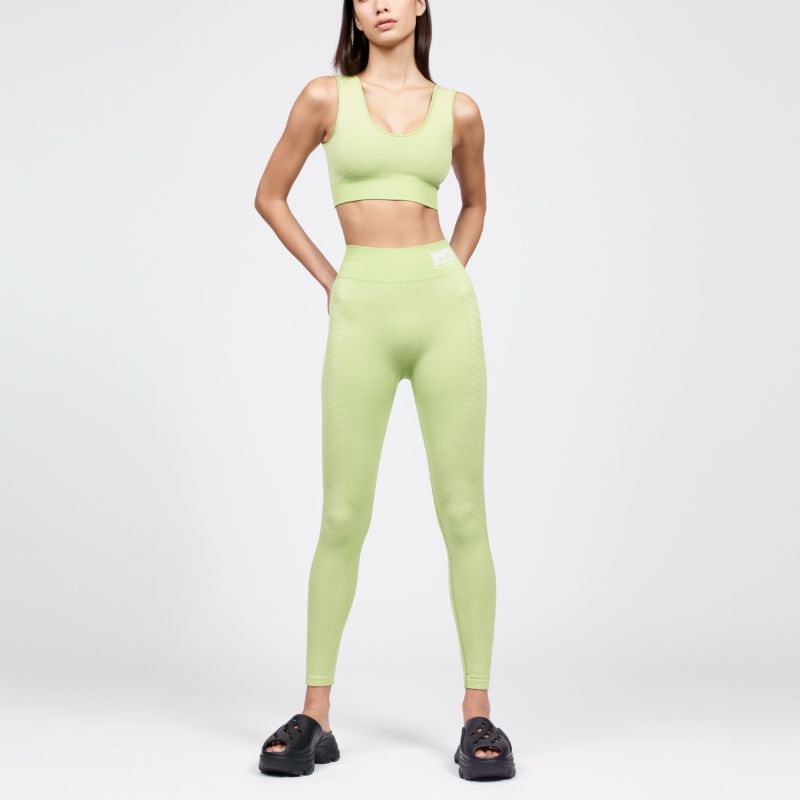 Scoop Neck Sport Bra Mint image