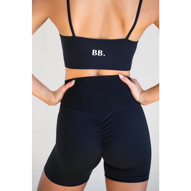 Sculpting Cropped Cami In Black image