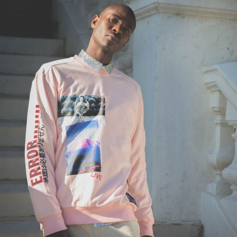 Pink Bamboo 'Error' Sweatshirt image