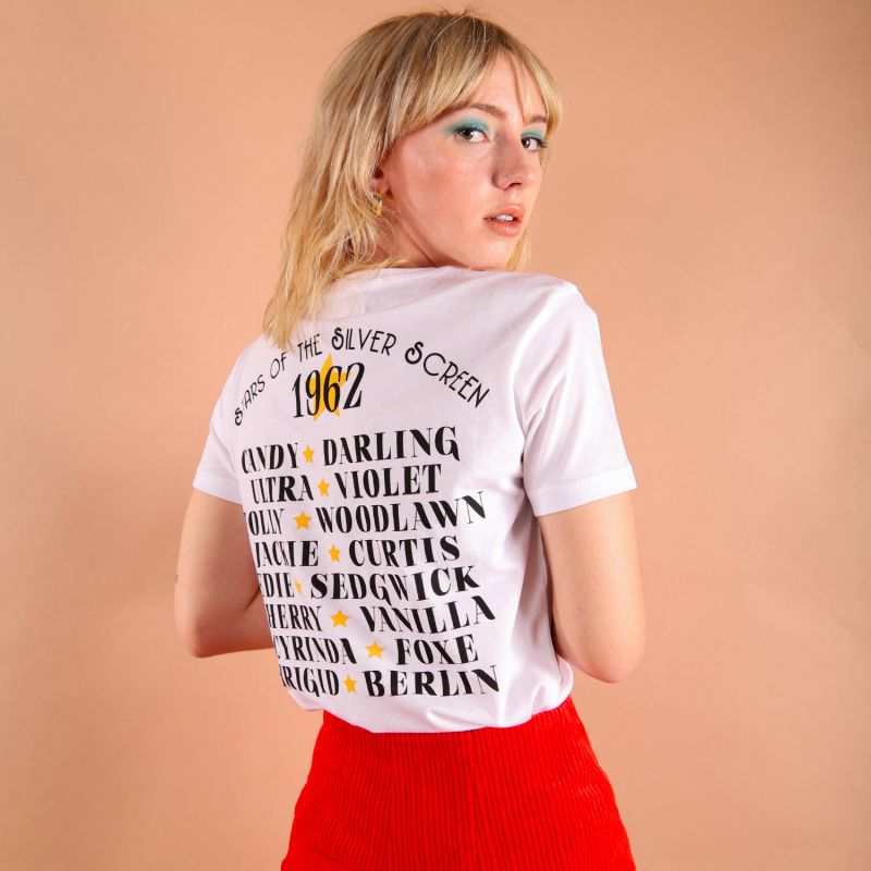 Andy Warhol Superstars Retro Slogan T-Shirt image